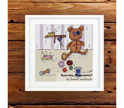 Teddy Bear Toy cross stitch pattern