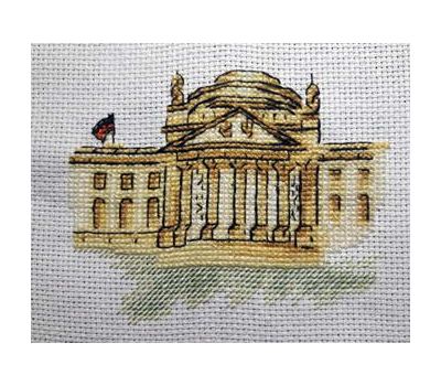 Germany - Berlin cross stitch