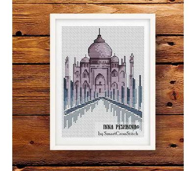 India - Agra cross stitch pattern