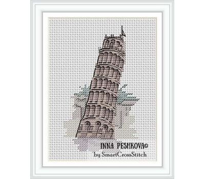 Italy - Pisa cross stitch pattern