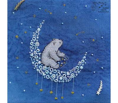 Moonlight Bear Embroidery pattern