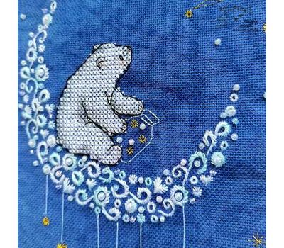 Moonlight Bear Embroidery design