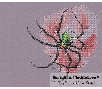 Spider cross stitch