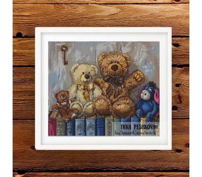 Teddy Bears cross stitch pattern