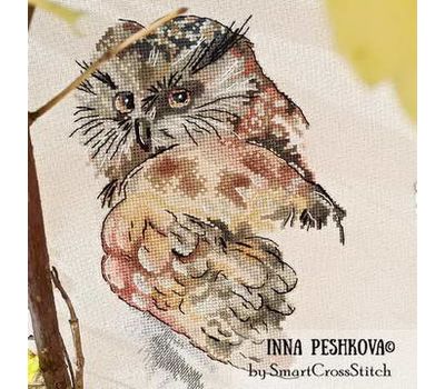 Wise owl cross stitch pattern