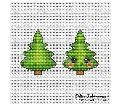 Xmas Tree Toy cross stitch pattern