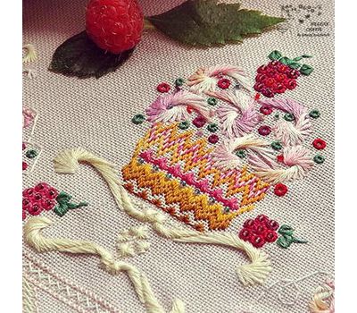Cherry Cake Embroidery Pattern