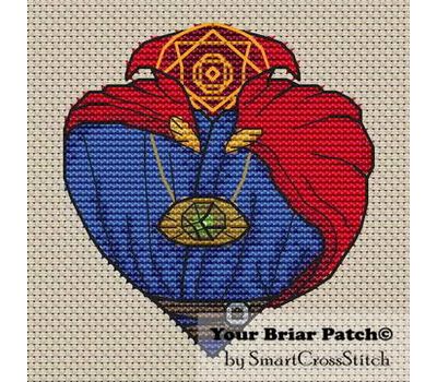 Doctor Strange Heart Cross stitch pattern