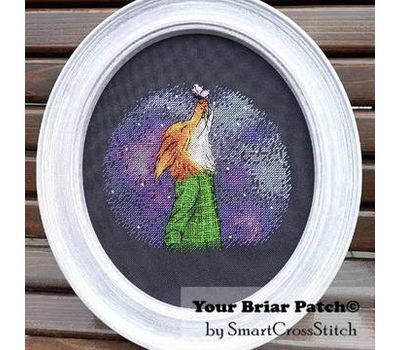 Fox and Butterfly cross stitch pattern
