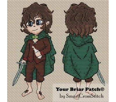 Frodo cross stitch chart