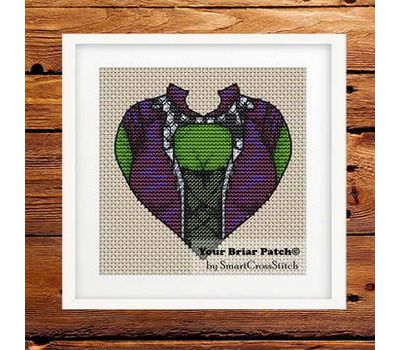 Gamora Heart Cross stitch