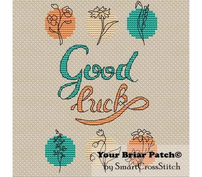 Good Luck cross stitch pattern