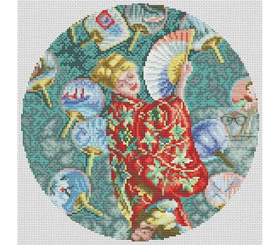 La Japonaise by Camille Monet cross stitch pattern
