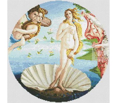 Venus by Sandro Botticelli cross stitch