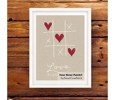 Love always wins cross stitch pattern