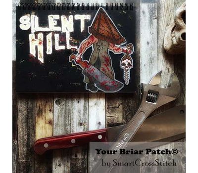 Pyramid Head - Silent Hill cross stitch pattern