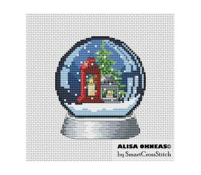 Snow Ball #4 cross stitch