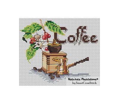 Coffee Mill cross stitch