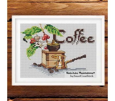 Coffee Mill cross stitch pattern