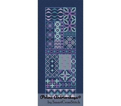 Bookmark ornament free embroidery