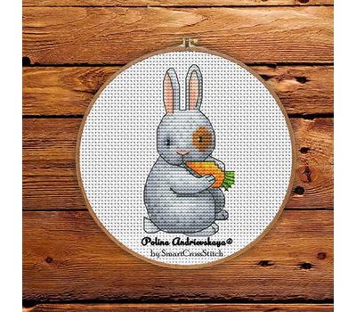 Cute Bunny #4 cross stitch pattern