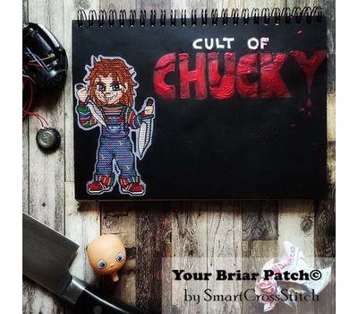 Chucky cross stitch pattern
