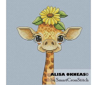 Cute Giraffe cross stitch