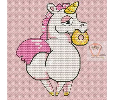 Funny Unicorn free cross stitch