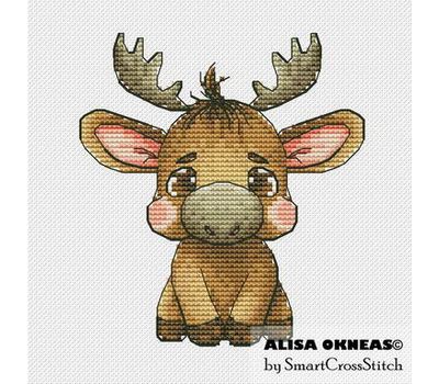 Little Elk cross stitch