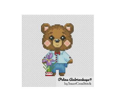 Cute Bear cross stitch
