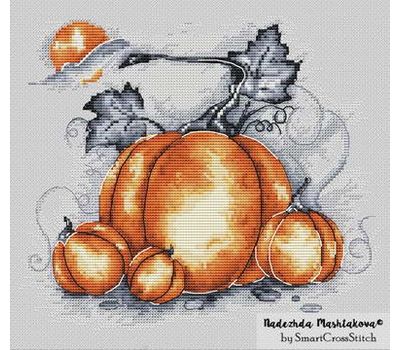 Pumpkins Cross stitch
