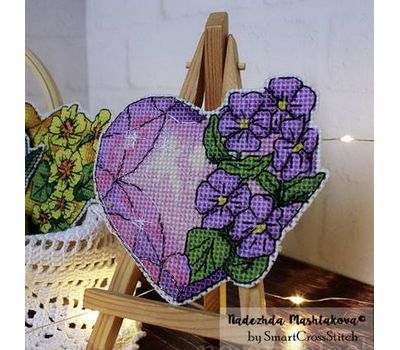 Alexandrite Heart cross stitch