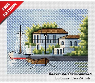 At the pier free cross stitch