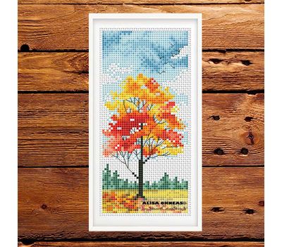 Autumn Tree cross stitch pattern