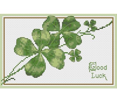 Clover - Good Luck cross stitch