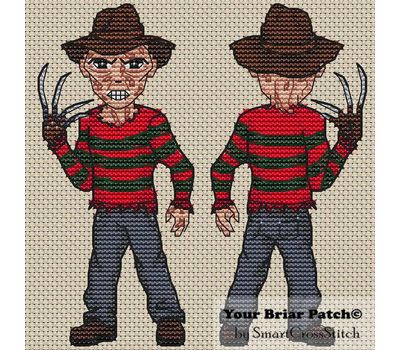 Freddy Krueger cross stitch