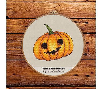 Halloween Pumpkin Free cross stitch