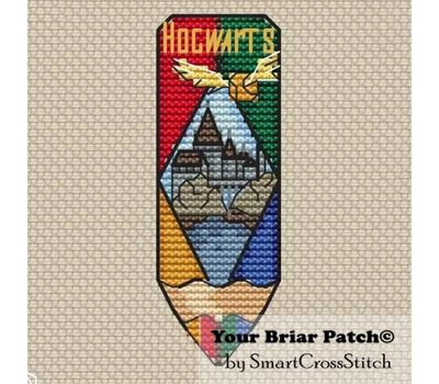Hogwarts Pencil cross stitch pattern
