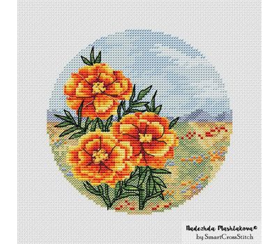 Marigolds cross stitch