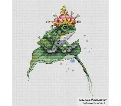 Frog Princess cross stitch
