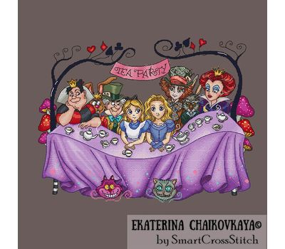 Alice in Wonderland - Tea Time cross stitch pattern
