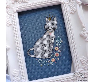 Cat Princess Cross Stitch pattern