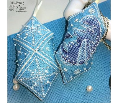 Cute Dragon Candy Cross Stitch pattern