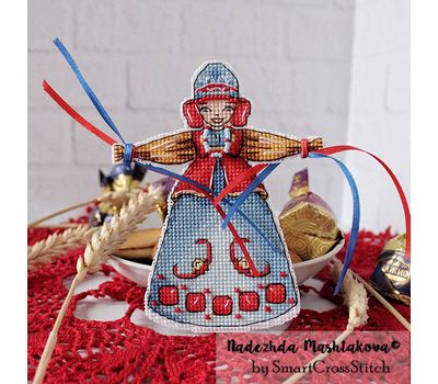 Harvest Scarecrow Doll #5 cross stitch pattern