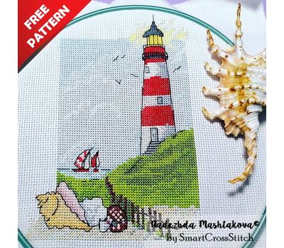 Lighthouse Free cross stitch pattern