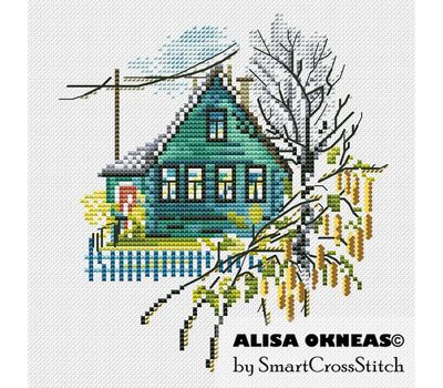 Village House cross stitch