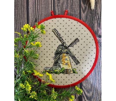 Windmill Lake Araishi  cross stitch pattern