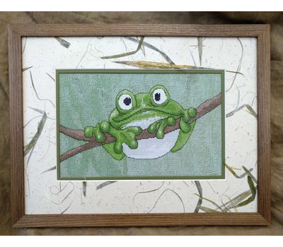 Frog Free cross stitch