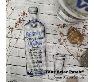 Absolut Vodka cross stitch pattern