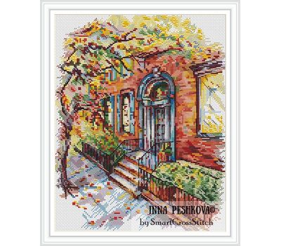 Autumn in New York cross stitch